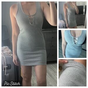 NWOT grey dress